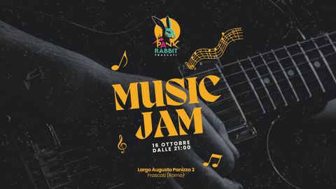 Evento Jam Session Night al Pank Rabbit Frascati - Musica dal vivo, Live, Concerti, DJ Set, Karaoke, Jam Session, Cocktail, Drink, Cibo e Eventi