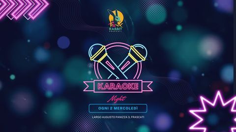 Evento Karaoke Night al Pank Rabbit Frascati - Musica dal vivo, Live, Concerti, DJ Set, Karaoke, Jam Session, Cocktail, Drink, Cibo e Eventi