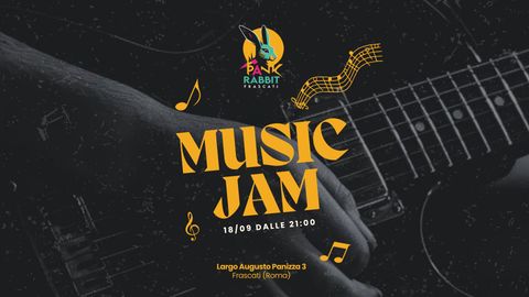 Evento Music Jam Night al Pank Rabbit Frascati - Musica dal vivo, Live, Concerti, DJ Set, Karaoke, Jam Session, Cocktail, Drink, Cibo e Eventi