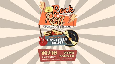 Evento Rock'n'Roll Castelli Night al Pank Rabbit Frascati - Musica dal vivo, Live, Concerti, DJ Set, Karaoke, Jam Session, Cocktail, Drink, Cibo e Eventi